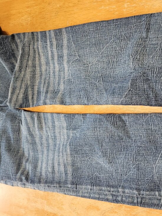 Rock Revival Yandel Mid Rise Crop Straight Distressed Denim Jeans Women Size 26 - Picture 9 of 10